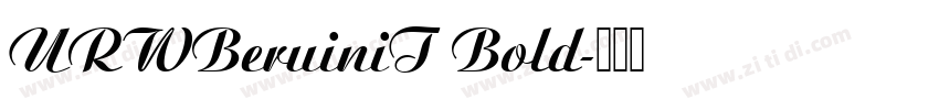 URWBeruiniT Bold字体转换